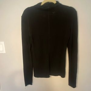 Something Navy Mock Neck Sweater